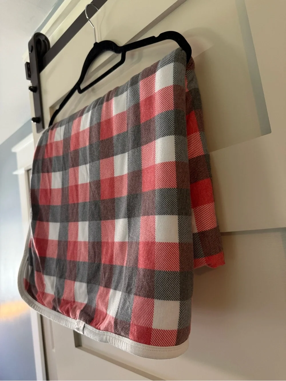Copper Pearl Plaid Three-Layer Jumbo Quilt